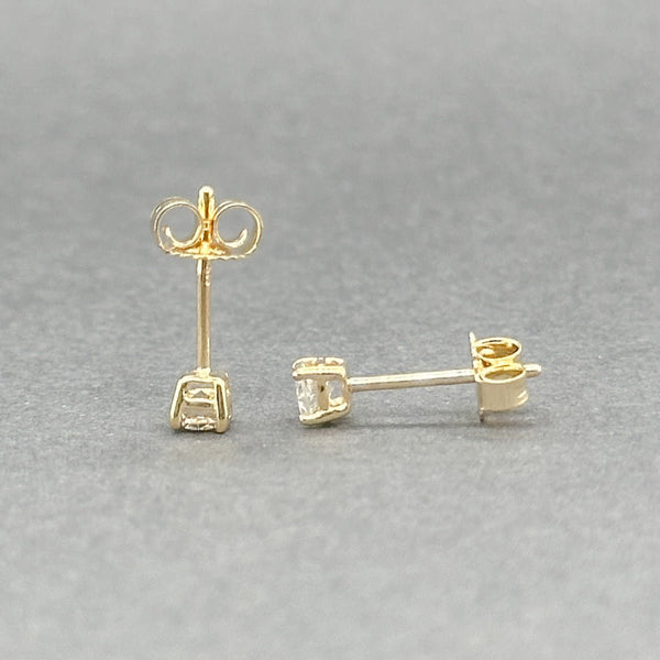 Estate 14K Y Gold 0.24ctw G - I/SI2 - I1 Diamond Stud Earrings - Walter Bauman Jewelers