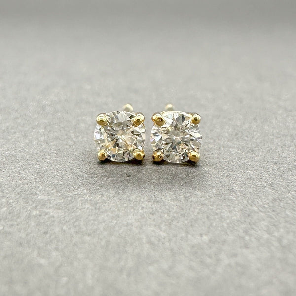 Estate 14K Y Gold 0.26ctw G - H/SI1 - I1 Diamond Stud Earrings - Walter Bauman Jewelers