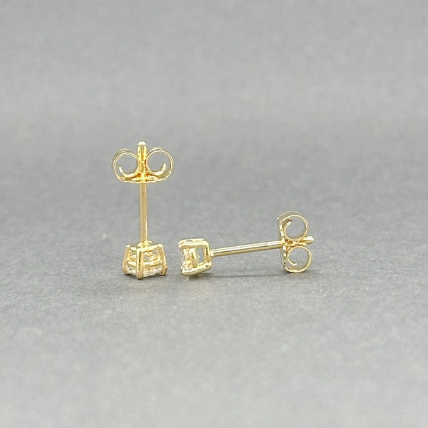 Estate 14K Y Gold 0.26ctw G - H/SI1 - I1 Diamond Stud Earrings - Walter Bauman Jewelers