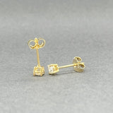 Estate 14K Y Gold 0.28ctw G - H/SI2 Diamond Stud Earrings - Walter Bauman Jewelers