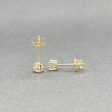 Estate 14K Y Gold 0.28ctw I - J/SI2 - I1 Diamond Stud Earrings - Walter Bauman Jewelers