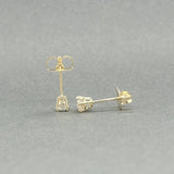 Estate 14K Y Gold 0.30ctw H - J/SI2 - I1 Diamond Stud Earrings - Walter Bauman Jewelers