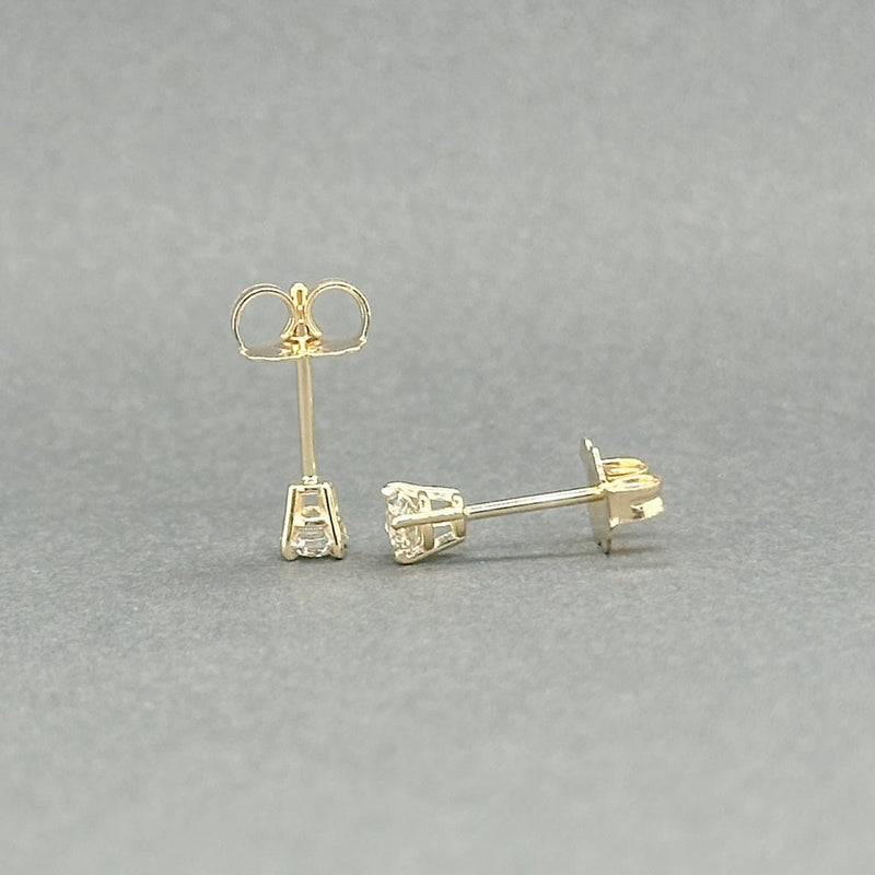 Estate 14K Y Gold 0.30ctw H - J/SI2 - I1 Diamond Stud Earrings - Walter Bauman Jewelers