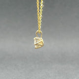 Estate 14K Y Gold 0.34ct I/SI2 Diamond Pendant - Walter Bauman Jewelers