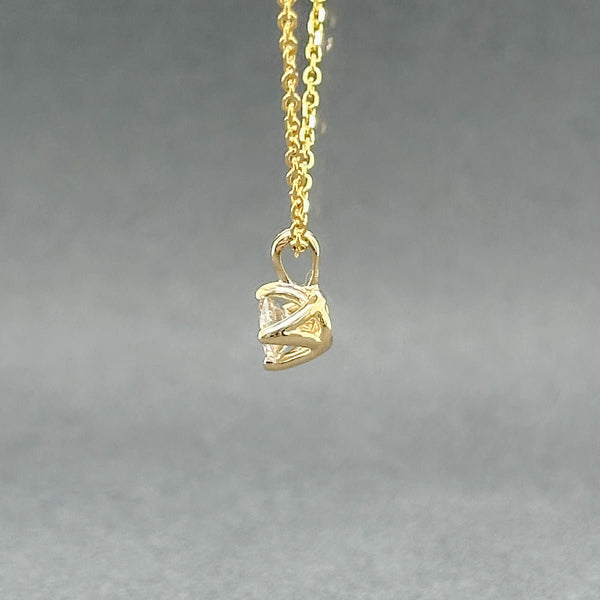 Estate 14K Y Gold 0.34ct I/SI2 Diamond Pendant - Walter Bauman Jewelers