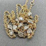 Estate 14K Y Gold 0.36ctw G - H/VS2 - SI1 Diamonds By The Yard Necklace 2 - Walter Bauman Jewelers