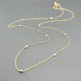 Estate 14K Y Gold 0.36ctw G - H/VS2 - SI1 Diamonds By The Yard Necklace 3 - Walter Bauman Jewelers