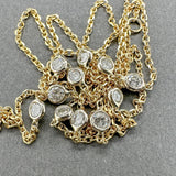 Estate 14K Y Gold 0.36ctw G - H/VS2 - SI1 Diamonds By The Yard Necklace 3 - Walter Bauman Jewelers