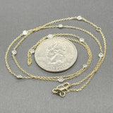 Estate 14K Y Gold 0.36ctw G - H/VS2 - SI1 Diamonds By The Yard Necklace 3 - Walter Bauman Jewelers