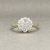 Estate 14K Y Gold 0.40ctw H-I/VS2-SI1 Diamond Cluster Ring - Walter Bauman Jewelers