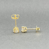 Estate 14K Y Gold 0.48ctw G/SI1 - 2 Diamond Stud Earrings - Walter Bauman Jewelers