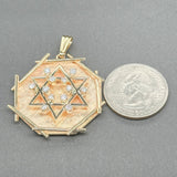 Estate 14K Y Gold 0.50ctw G - H/SI1 - 2 Diamond Star of David Pendant - Walter Bauman Jewelers