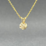 Estate 14K Y Gold 0.51ct I/I1 Diamond Pendant - Walter Bauman Jewelers