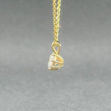 Estate 14K Y Gold 0.51ct I/I1 Diamond Pendant - Walter Bauman Jewelers