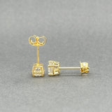 Estate 14K Y Gold 0.52ctw H/I1 Diamond Stud Earrings - Walter Bauman Jewelers