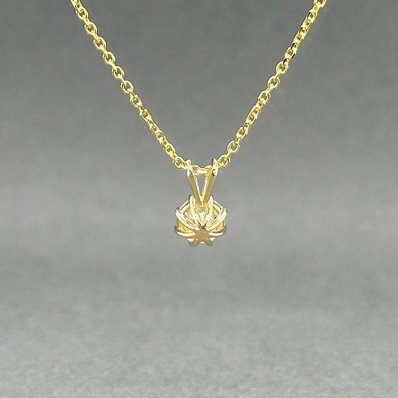 Estate 14K Y Gold 0.55ct K/I1 Diamond Pendant - Walter Bauman Jewelers