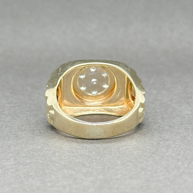 Estate 14K Y Gold 0.56ctw G-H/VS2-SI1 Diamond Rolex Ring - Walter Bauman Jewelers