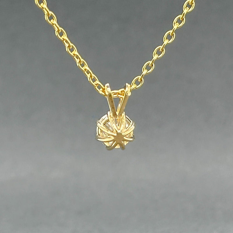 Estate 14K Y Gold 0.58ct J/SI2 Diamond Pendant - Walter Bauman Jewelers