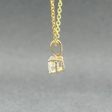 Estate 14K Y Gold 0.63ct I - J/I2 Diamond Pendant - Walter Bauman Jewelers