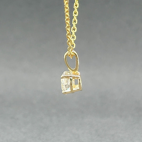 Estate 14K Y Gold 0.63ct I - J/I2 Diamond Pendant - Walter Bauman Jewelers