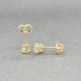 Estate 14K Y Gold 0.70ctw I - J/I1 Diamond Stud Earrings - Walter Bauman Jewelers