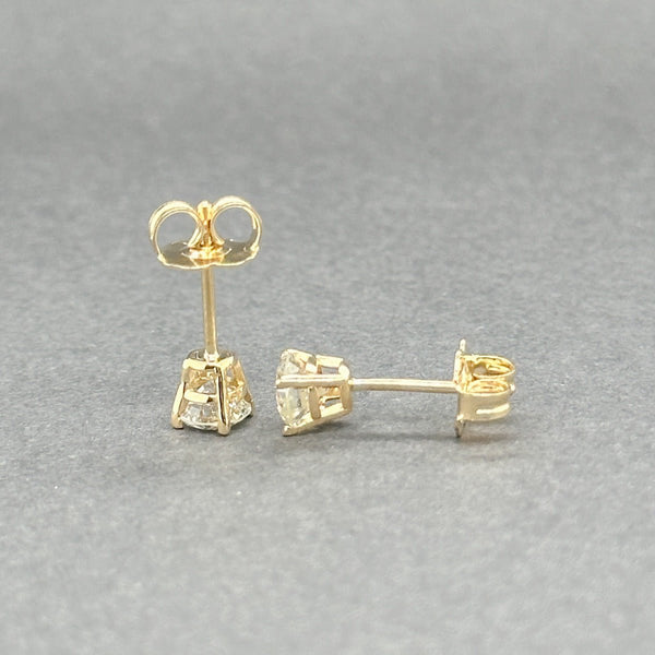 Estate 14K Y Gold 0.70ctw I - J/I1 Diamond Stud Earrings - Walter Bauman Jewelers