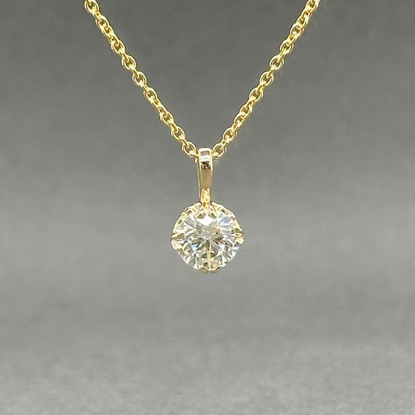 Estate 14K Y Gold 0.72ct J/SI1 Diamond Pendant - Walter Bauman Jewelers