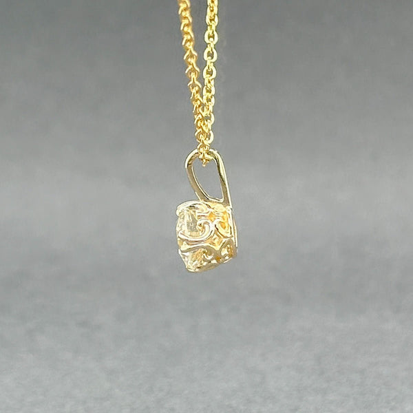 Estate 14K Y Gold 0.72ct J/SI1 Diamond Pendant - Walter Bauman Jewelers