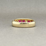 Estate 14K Y Gold 0.72ctw Ruby & 0.18ctw I-J/SI2 Diamond Ring - Walter Bauman Jewelers