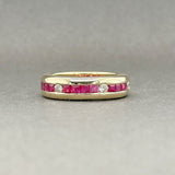 Estate 14K Y Gold 0.72ctw Ruby & 0.18ctw I-J/SI2 Diamond Ring - Walter Bauman Jewelers