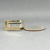 Estate 14K Y Gold 0.73ctw G/SI1 Diamond Signet Ring - Walter Bauman Jewelers