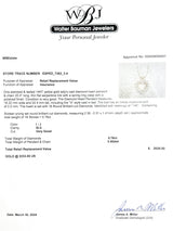Estate 14K Y Gold 0.76ctw I-J/SI2 Diamond Heart Pendant - Walter Bauman Jewelers
