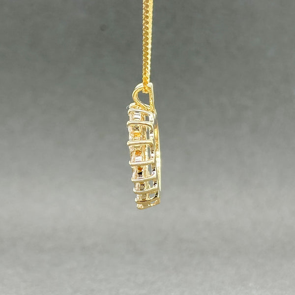 Estate 14K Y Gold 0.76ctw I-J/SI2 Diamond Heart Pendant - Walter Bauman Jewelers