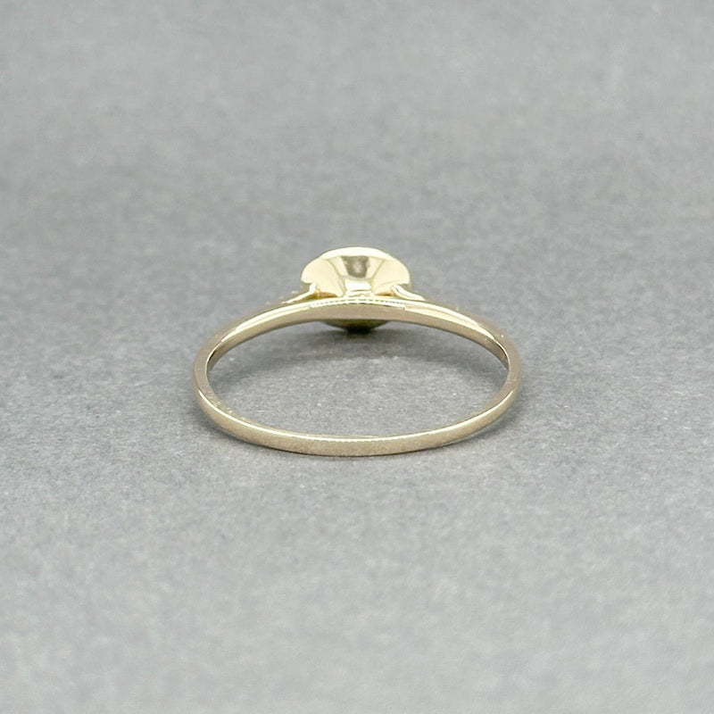 Estate 14K Y Gold 0.86ctw Champagne - H/SI1 - I1 Diamond Ring GIA - Walter Bauman Jewelers