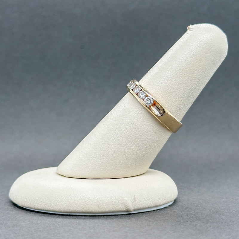 Estate 14K Y Gold 0.87ctw H-I/SI2-I1 Diamond Anniversary Ring - Walter Bauman Jewelers