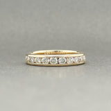 Estate 14K Y Gold 0.87ctw H-I/SI2-I1 Diamond Anniversary Ring - Walter Bauman Jewelers