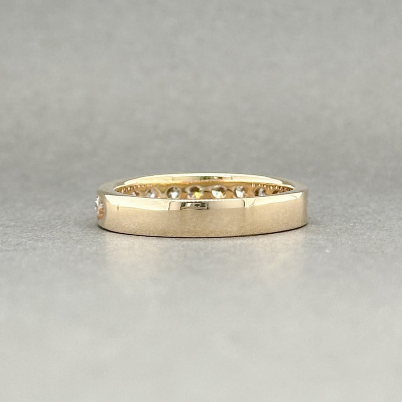 Estate 14K Y Gold 0.87ctw H-I/SI2-I1 Diamond Anniversary Ring - Walter Bauman Jewelers