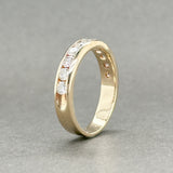 Estate 14K Y Gold 0.87ctw H-I/SI2-I1 Diamond Anniversary Ring - Walter Bauman Jewelers