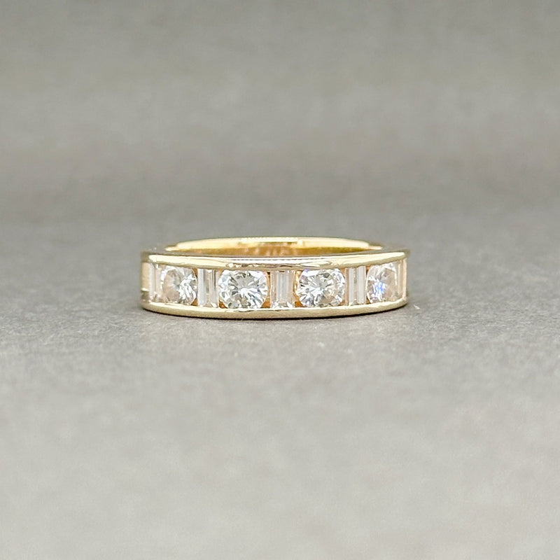 Estate 14K Y Gold 0.91ctw H-I/VS1-SI2 Diamond Wedding Ring - Walter Bauman Jewelers