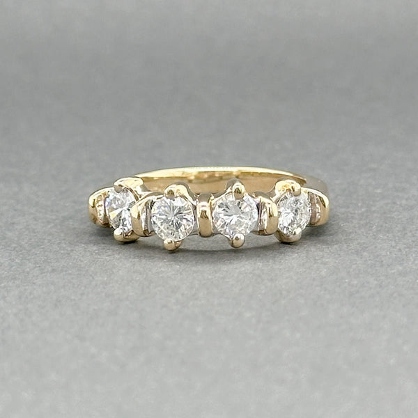 Estate 14K Y Gold 0.92ctw F - G/SI2 Diamond Anniversary Ring - Walter Bauman Jewelers