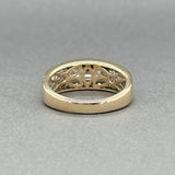 Estate 14K Y Gold 0.96ctw Fancy Yellow & G - H/SI1 - 2 Diamond Ring - Walter Bauman Jewelers