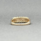 Estate 14K Y Gold 1.03ctw G/SI1 - 2 Diamond 2 Row Ring - Walter Bauman Jewelers