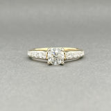 Estate 14K Y Gold 1.05ctw H - I/I1 Diamond Eng. Ring - Walter Bauman Jewelers