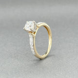 Estate 14K Y Gold 1.05ctw H - I/I1 Diamond Eng. Ring - Walter Bauman Jewelers