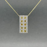 Estate 14K Y Gold 1.07ctw Yellow - G - H/VS2 - SI2 Diamond Pendant - Walter Bauman Jewelers