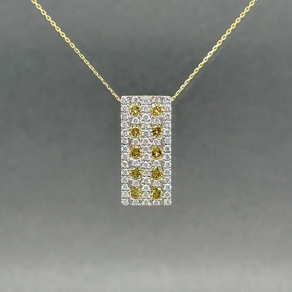 Estate 14K Y Gold 1.07ctw Yellow - G - H/VS2 - SI2 Diamond Pendant - Walter Bauman Jewelers