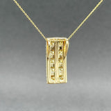 Estate 14K Y Gold 1.07ctw Yellow - G - H/VS2 - SI2 Diamond Pendant - Walter Bauman Jewelers