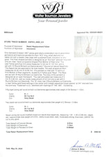 Estate 14K Y Gold 1.10ctw H - I/SI1 - 2 Diamond, 0.07ctw Sapphire, & MOP Evil Eye Pendant - Walter Bauman Jewelers