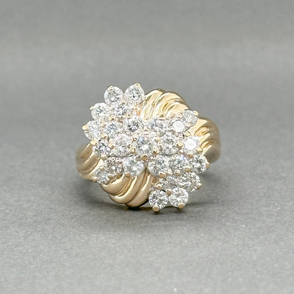 Estate 14K Y Gold 1.30ctw H - I/SI2 - I1 Diamond Ring - Walter Bauman Jewelers