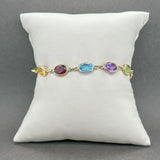 Estate 14K Y Gold 13.59ctw Multi-Gemstone Bracelet - Walter Bauman Jewelers